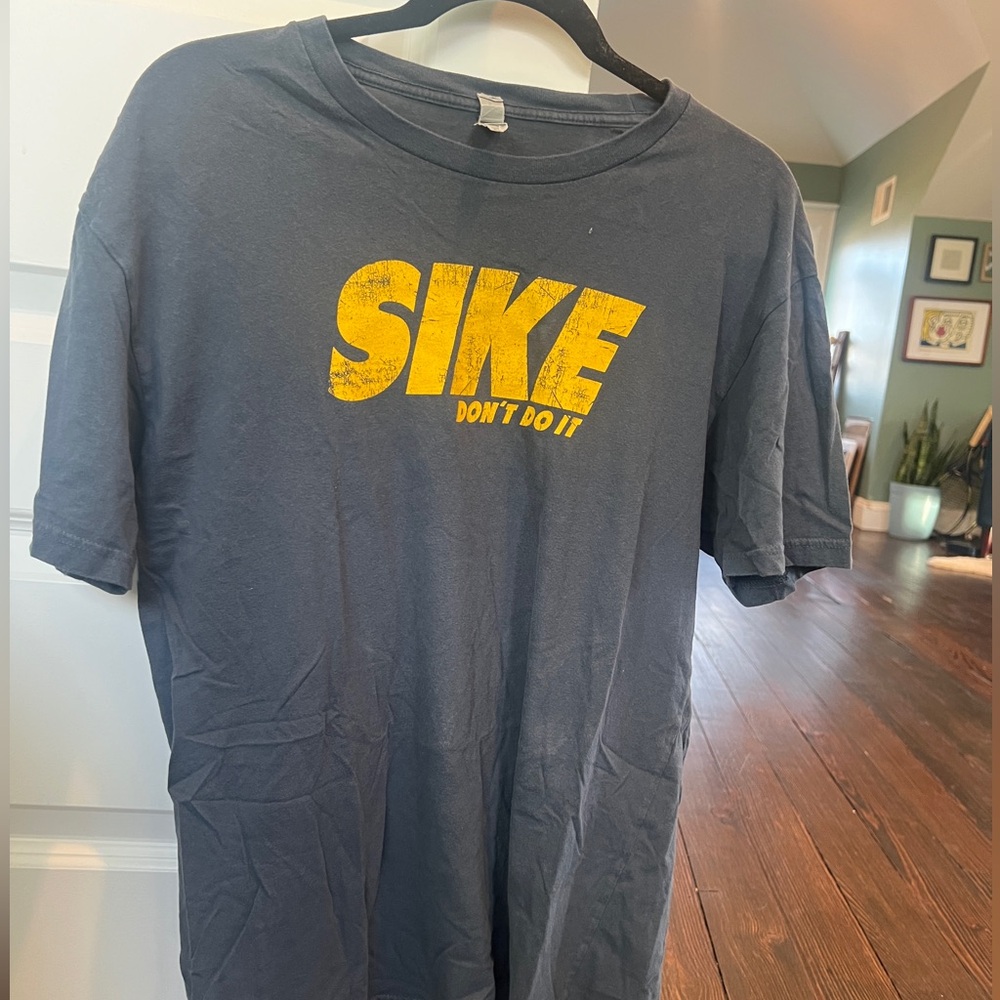 Funny t-shirt mocking NIKE